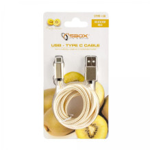 Sbox USB-TYPEC-15G USB- Type C M / M 1,5 m vaisinio aukso spalvos