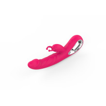 Erolab Cheeky Bunny G-spot &amp; Clitoral Massager Rose Pink (ZYCP01r)