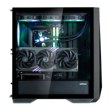 Zalman Z9 Iceberg MS ATX ARGB ventiliatorius x4, juodas
