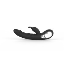 Erolab Cheeky Bunny G-spot &amp; Clitoral Massager Black (ZYCP01b)
