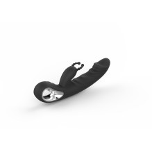 Erolab Cheeky Bunny G-spot &amp; Clitoral Massager Black (ZYCP01b)