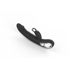 Erolab Cheeky Bunny G-spot &amp; Clitoral Massager Black (ZYCP01b)