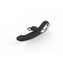 Erolab Cheeky Bunny G-spot &amp; Clitoral Massager Black (ZYCP01b)