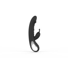 Erolab Cheeky Bunny G-spot &amp; Clitoral Massager Black (ZYCP01b)