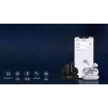 „Tellur Flip True Wireless“ ausinės, juodos