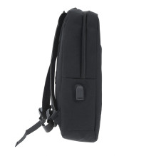 „Tellur 15.6“ nešiojamojo kompiuterio kuprinė „Nomad“ su juodos spalvos USB prievadu