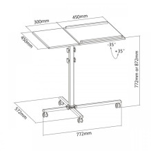 Sbox PFS-2 Projector Floor Stand