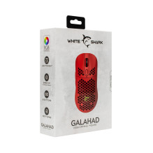 Žaidimų pelė „White Shark GALAHAD RED GM-5007“, raudona