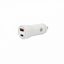Sbox automobilinis įkroviklis CC-095 20W baltas