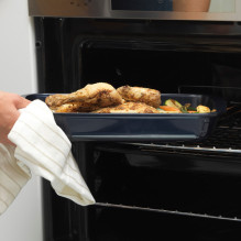Russell Hobbs RH01144EU7 Glass Roaster 34cm tamsiai mėlynas