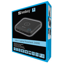 Sandberg 420-57 All-in1 nešiojamasis kompiuteris Powerbank 24000mAh Sandberg 420-57 All-in1 nešiojamasis kompiuteris Powerbank 24000mAh