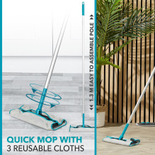 Beldray LA029357FEU7 No Chem Flat MOP ir papildymas