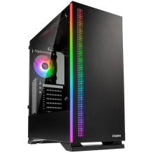 Zalman S5 Black ATX, RGB ventiliatorius + ventiliatorius, T / G
