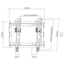 Sbox PLB-3422T-2 (23-43 / 45kg / 200x200)