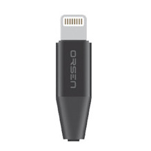 Orsen S31 Lightning Cable 2.1A 1.2m black