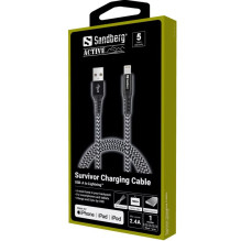 Sandberg 441-35 Survivor Lightning Cable 1M Sandberg 441-35 Survivor Lightning Cable 1M