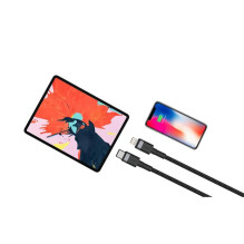 Orsen S51 Type C iki Lightning 3A 1m juoda