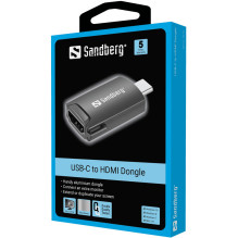 Sandberg 136-34 USB-C prie HDMI rakto