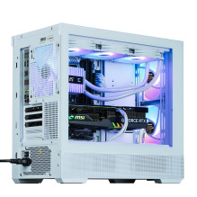 Zalman P30 AIR baltas, ARGB ventiliatorius x3