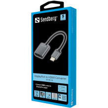 Sandberg 509-19 Adapteris DP1.4 HDMI2.0 4K60 Sandberg 509-19 Adapteris DP1.4 HDMI2.0 4K60