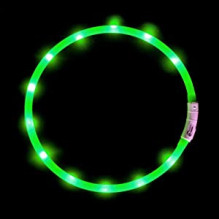 Anicoll LED antkaklis šunims ir katėms žalias