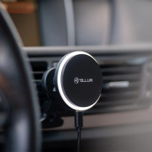 „Tellur“ belaidis automobilinis įkroviklis, suderinamas su „MagSafe“, 15 W, juodas