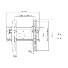 „Sbox PLB-2522T-2“ (23–43 / 45 kg / 200 x 200)