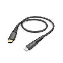 Hama 00183308 Fast Charging / Data Cable, USB-C - Lightning 1.5m Black
