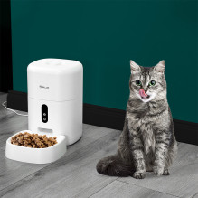 „Tellur Smart WiFi“ naminių gyvūnėlių tiektuvas, „UltraHD“ kamera, 4L balta