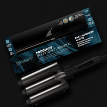 Revamp WV-2500-EU Progloss Boho Beach Professional Ceramic Waver XL Black