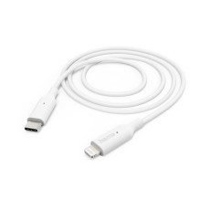 Hama 00201598 Įkrovimo kabelis, USB-C - Žaibas 1m baltas Hama 00201598 Įkrovimo kabelis, USB-C - Žaibas 1m baltas