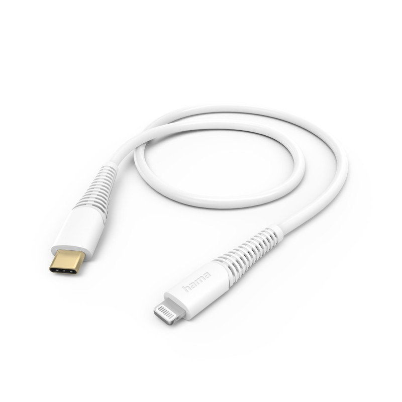 Hama 00201603 įkrovimo laidas, USB-C – žaibiškas 1,5 m baltas