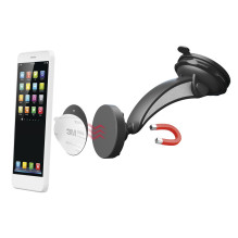 Hama 00201512 Magnetinis automobilinis mobiliojo telefono laikiklis su siurbimo taurele, 360 sukimosi universalus