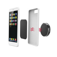 Hama 00201518 Magnetinis automobilinis mobiliojo telefono laikiklis prietaisų skydeliui, 360 sukimosi universalus
