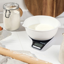 Salter 1089 BCFEU12 elektroninės ąsočio svarstyklės, juodos / baltos