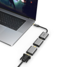 Hama 00200306 6in1 adapteris Connect2Go, USB-C, Mini-DisplayPort, HDMI, VGA