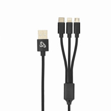 Sbox USB 2.0 8 kontaktų / Type-C / Mikro USB įkrovimas tik 2,4A 1M BULK