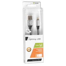 Tracer 46268 Lighting USB 2.0 Iphone AM 1m Black Silver Tracer 46268 Lighting USB 2.0 Iphone AM 1m Black Silver