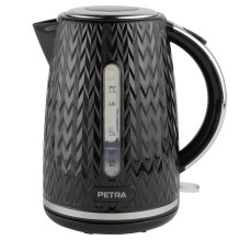 Petra PT3864BLKVDEEU10 Chevron Jug Kettle black Petra PT3864BLKVDEEU10 Chevron Jug Kettle black
