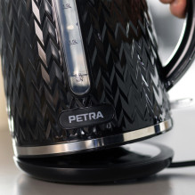 Petra PT3864BLKVDEEU10 Chevron Jug Kettle black Petra PT3864BLKVDEEU10 Chevron Jug Kettle black