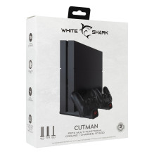 White Shark PS4-19076 Cutman PS4 Cooling pad + 2 Charging Dock