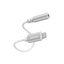 Hama 00187210 Lightning adapteris prie 3,5 mm garso lizdo, baltas