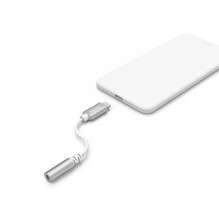 Hama 00187210 Lightning adapteris prie 3,5 mm garso lizdo, baltas