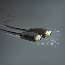 Hama 00205015 didelės spartos HDMI laidas, A tipo kištukas – C tipo kištukas (mini), Ethernet 1,5 m