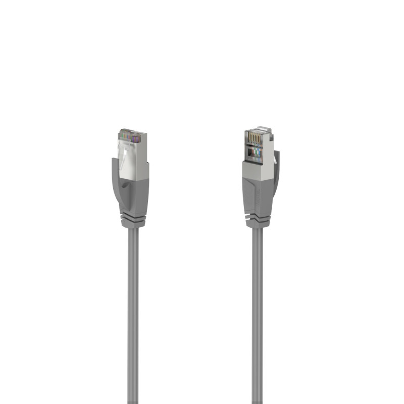 Hama 00200669 CAT5e Patch Cable, F / UTP ekranuotas, 3 M, pilkas