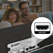 Manta DVBT005-SH imtuvas TV DVBT-T2 / HEVC SHARK