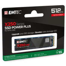 Emtec SSD M2 Sata X250 512GB Power Plus