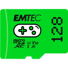 Emtec MicroSDXC 128GB UHSI U3 V30 A1 Gaming Green