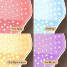 Šilkinė HLM1PE1001 LED rankų kaukė