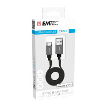 Emtec USB-A–micro USB kabelis, 1,2 m Emtec USB-A–micro USB kabelis, 1,2 m